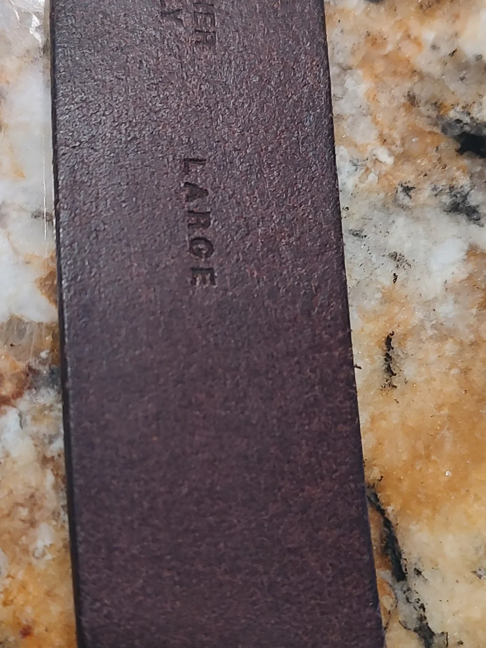Classic Dark Brown Calvin Klein Leather Belt with Silver Buckle